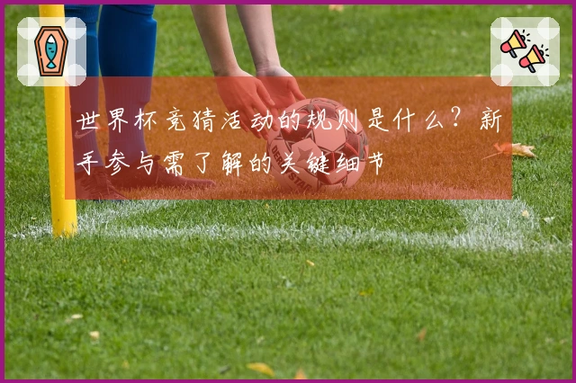 世界杯竞猜活动的规则是什么？新手参与需了解的关键细节